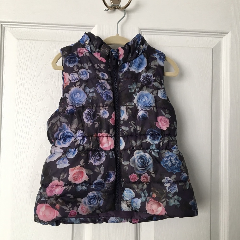 H&M Toddler Puffer Vest with Detachable Hood
